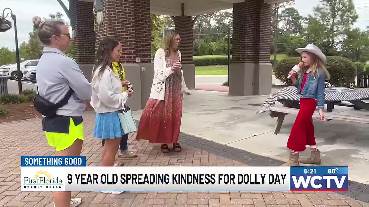 Tallahassee Girl Spreads Kindness on Dolly Day