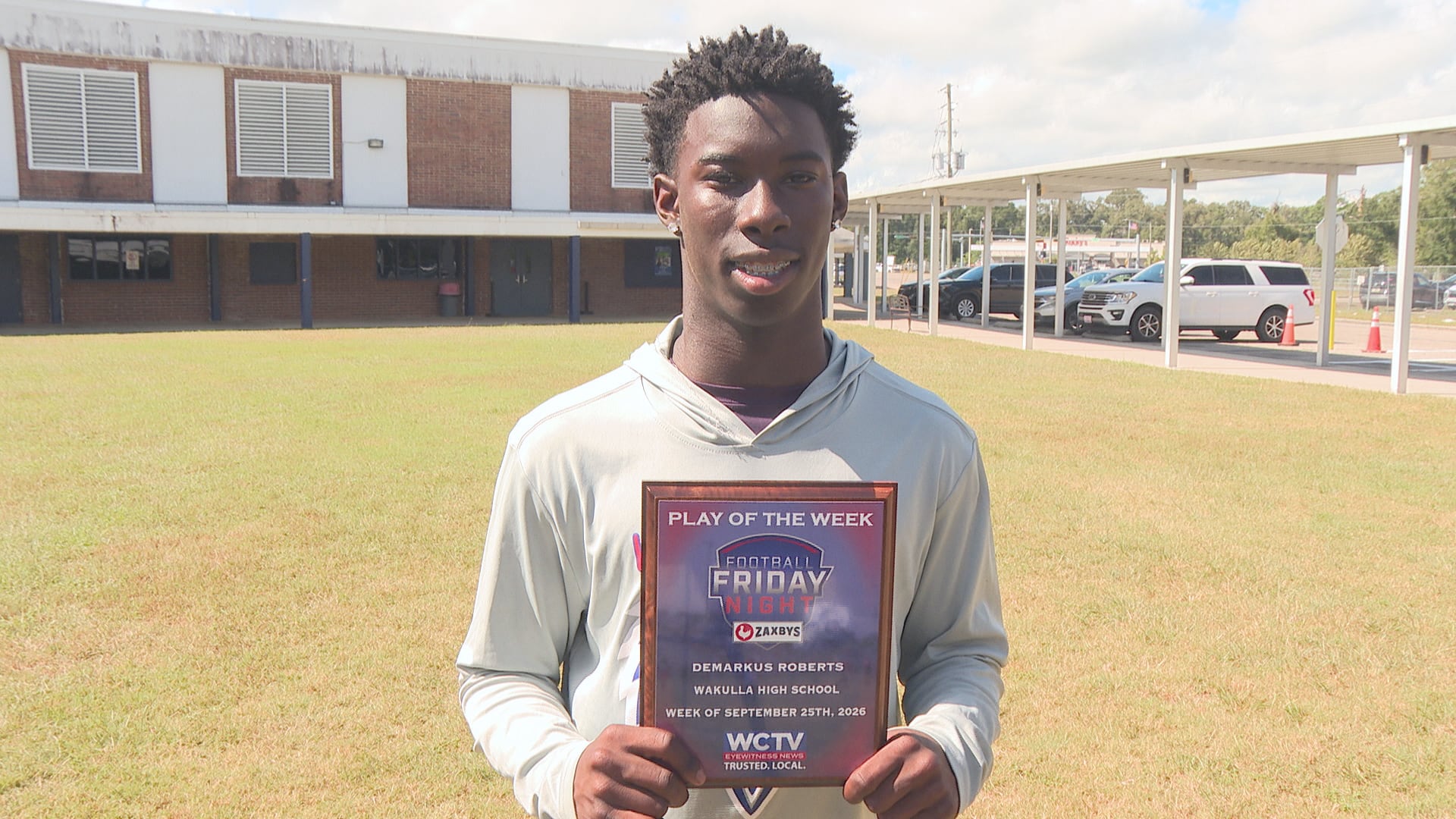 Wakulla High School’s Demarkus Roberts Earns “Play of the Week” for Interception
