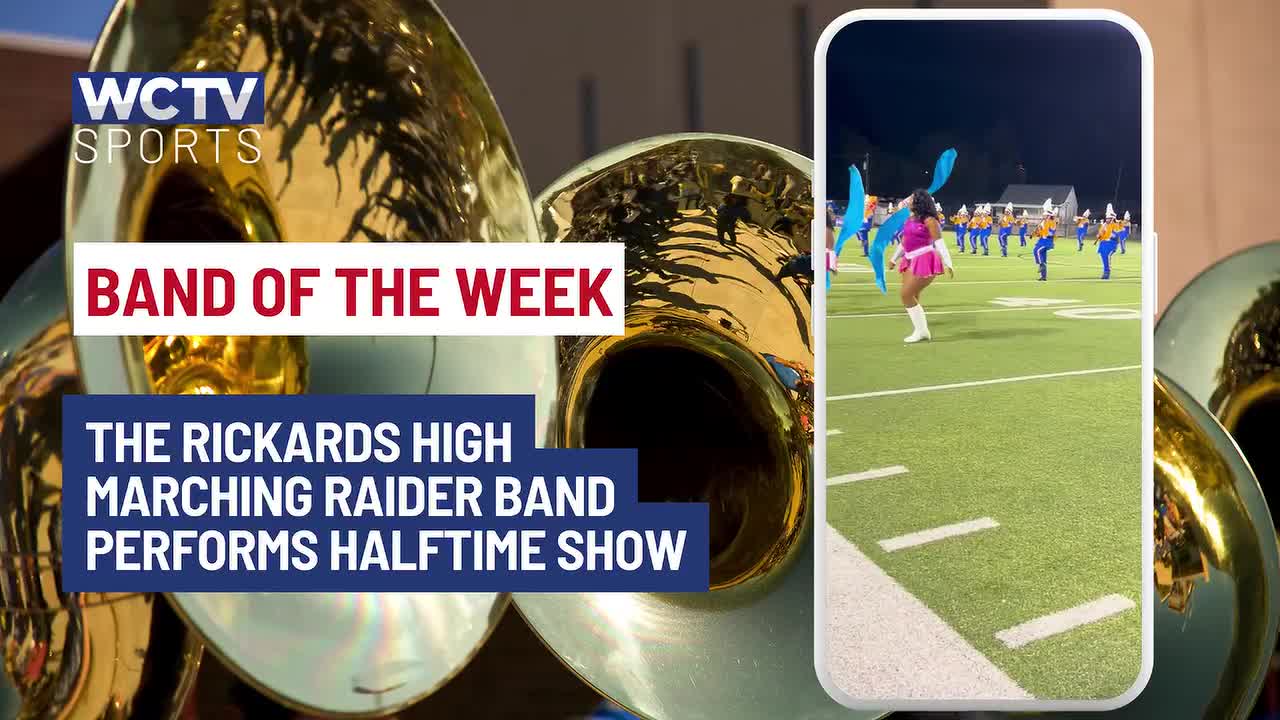 WCTV Names Rickards High Marching Raider Band ‘Band of the Week’