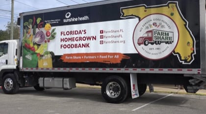 Sunshine Health Tallahassee and Farm Share Partner to Address Food Insecurity