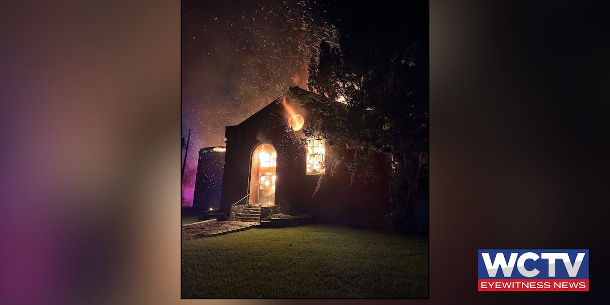 Historic Walker Street School in Quitman goes up in flames overnight