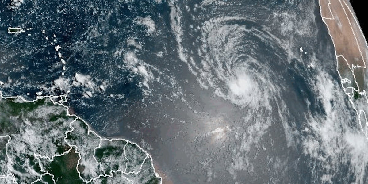Tropical Storm Dolly forms in eastern Atlantic