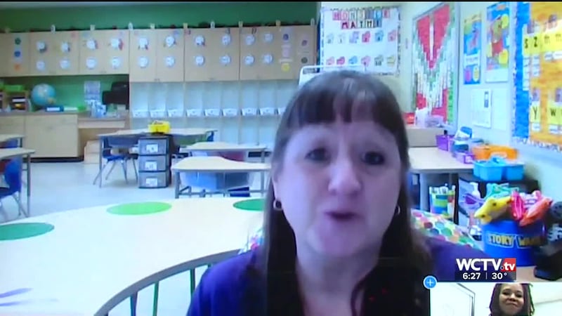 Pam Blue, a first-grade teacher at Taylor County Primary School, is requesting donations to...