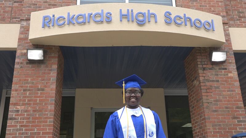 Rickards Graduation Rickards grad Scott living up to her name