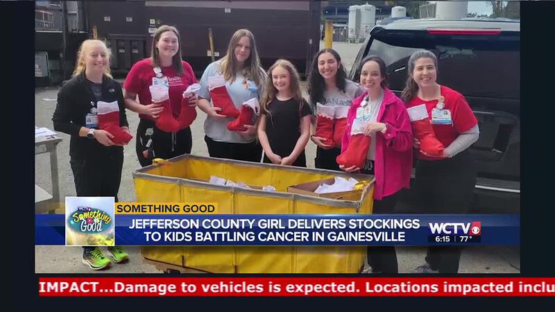 Prime received dozens of donations, and her family loaded up the car for Gainesville Wednesday...