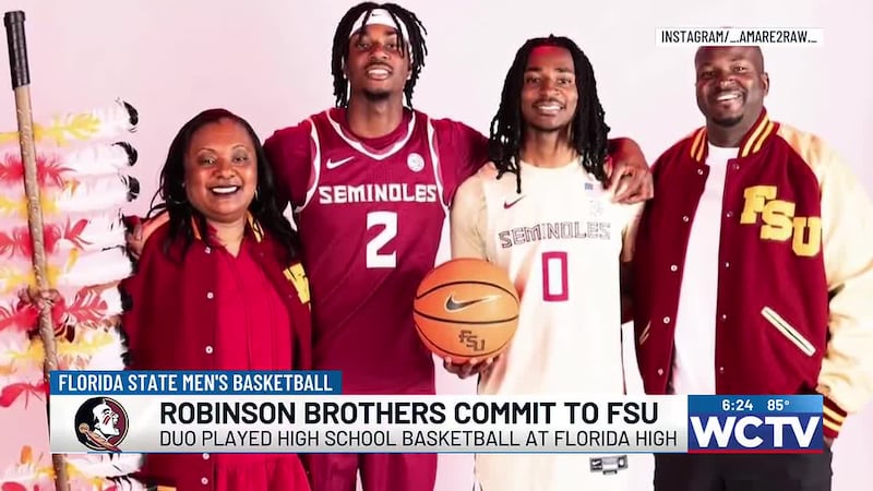 Thursday marked a huge moment for the Robinson brothers. The Florida High grads are set to...