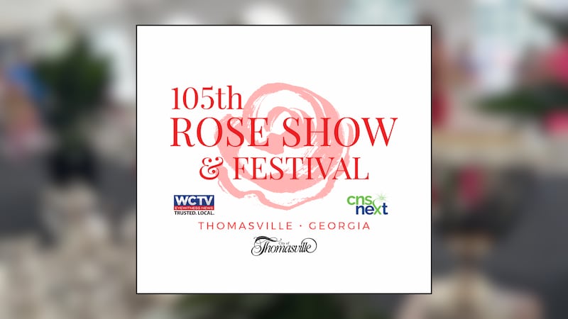 WCTV will livestream the 105th Rose Show Parade in Thomasville April 24th at 7pm.