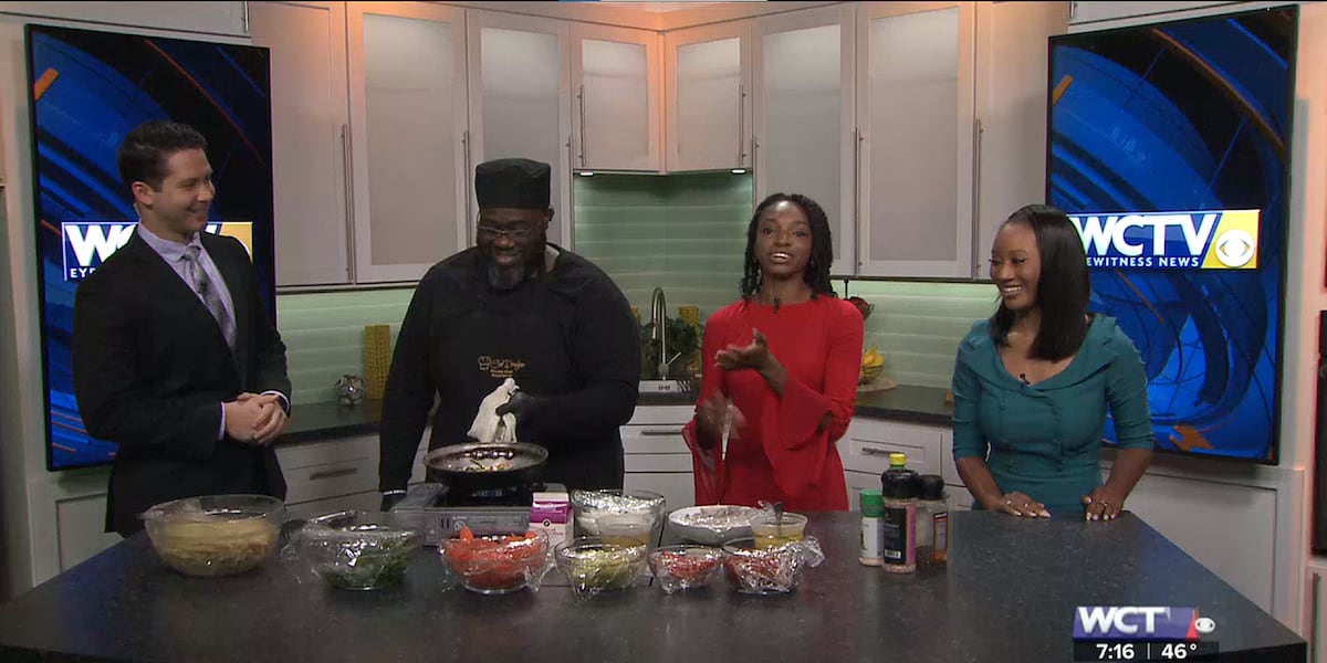 Chef Ricky Sutton In the Spotlight: Chef Sutton shares his recipe for Pasta Shrimp Primavera