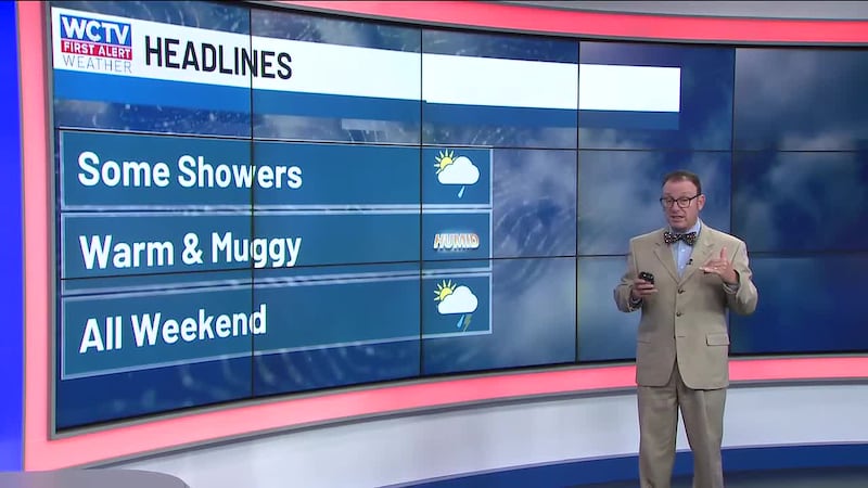 Rob tells us what to expect as we head out the door this morning.