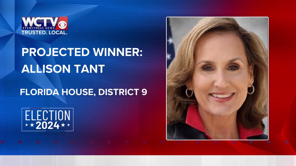 Incumbent Allison Tant (D) is the projected winner for the Florida House District 9, according...