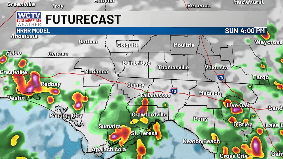 Dodging showers and storms, hot and humid in between wet weather