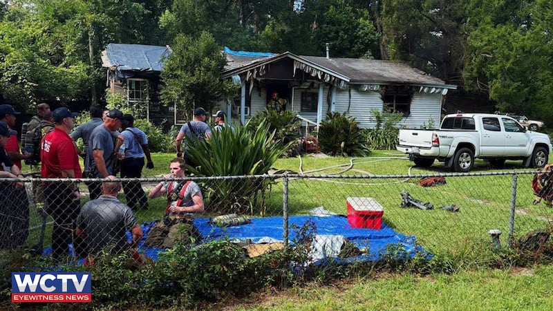 A fire partly engulfed a mobile home in Woodville, making it “not currently livable,”...