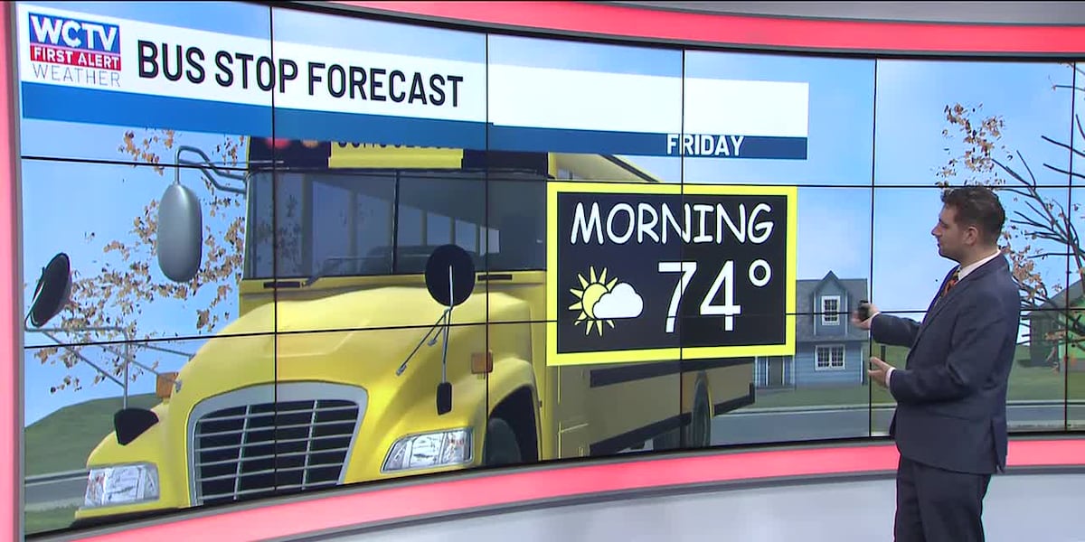 🚍Bus Stop Forecast: Austin is tracking warm start to the school day