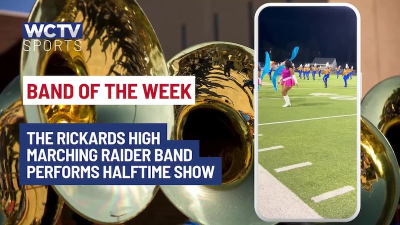 WCTV is excited to announce the Rickards High Marching Raider Band as the Band of the Week!
