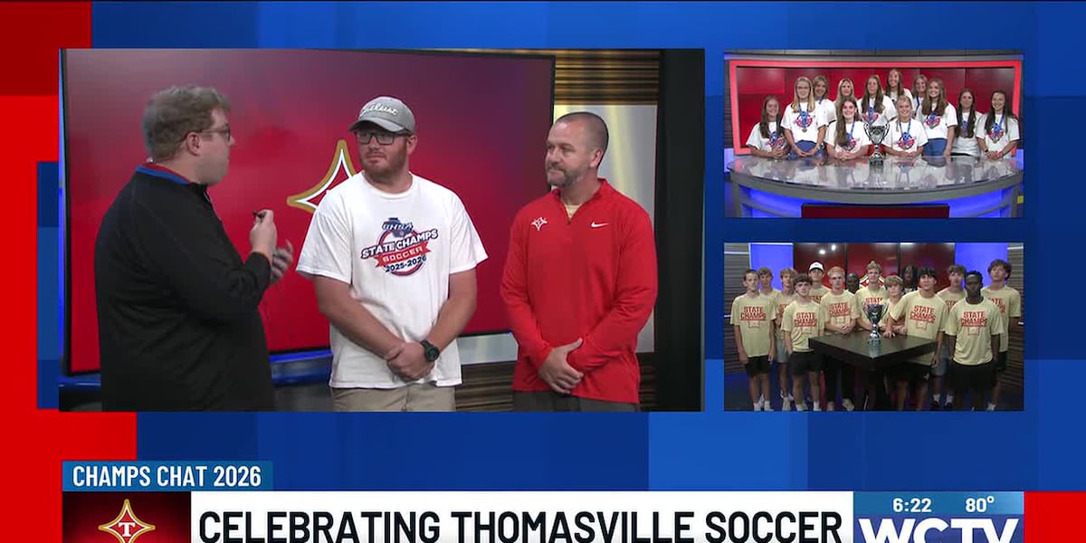 Champ Chat: Thomasville girls and boys soccer visits studio