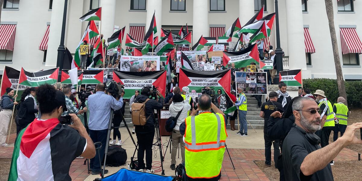 Endwar Rally Dozens rally for end of Israel-Hamas War at Florida Capitol