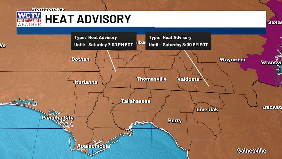 Near-record heat ahead with daily afternoon showers and storms