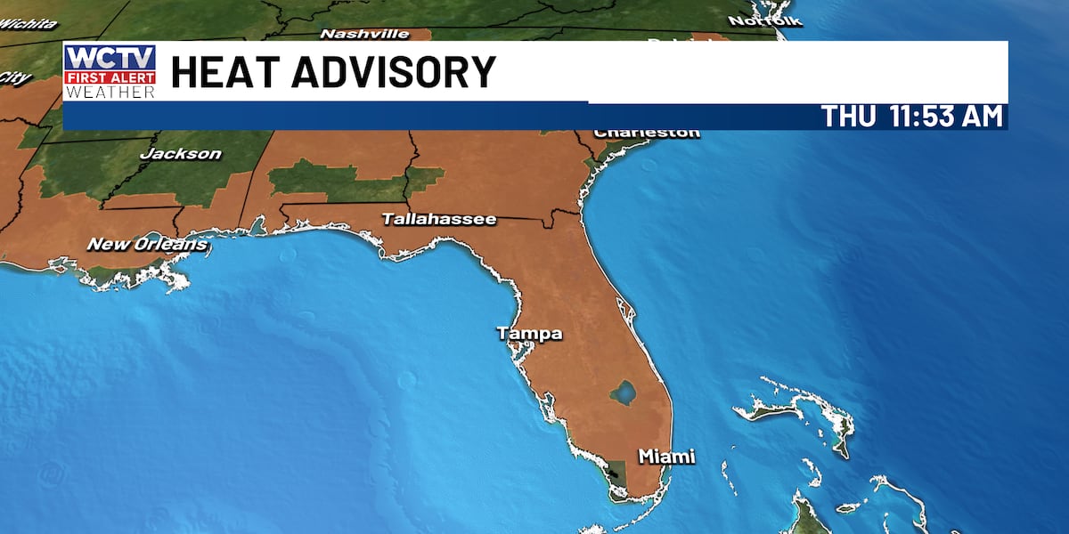 Scorching Heat: All but one Florida county under advisory