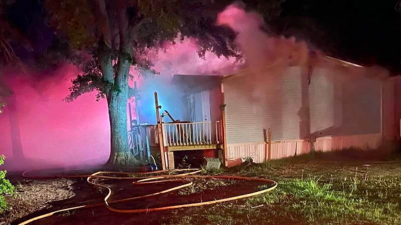 Officials are asking the community to keep the displaced family in their thoughts and prayers.
