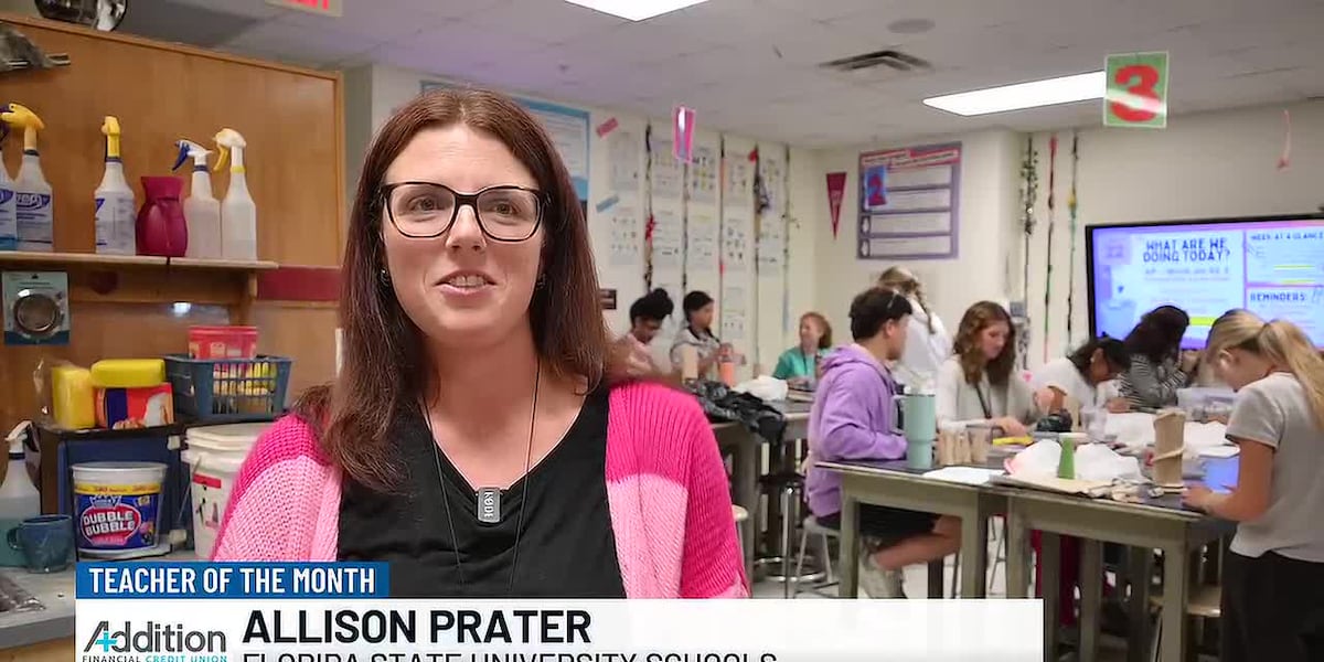 Florida State University Schools teacher named WCTV, Addition Financial ‘Teacher of the Month’