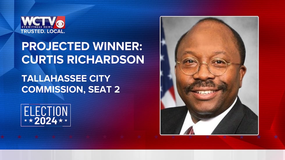 WCTV has called incumbent Curtis Richardson as the projected winner for Tallahassee City...