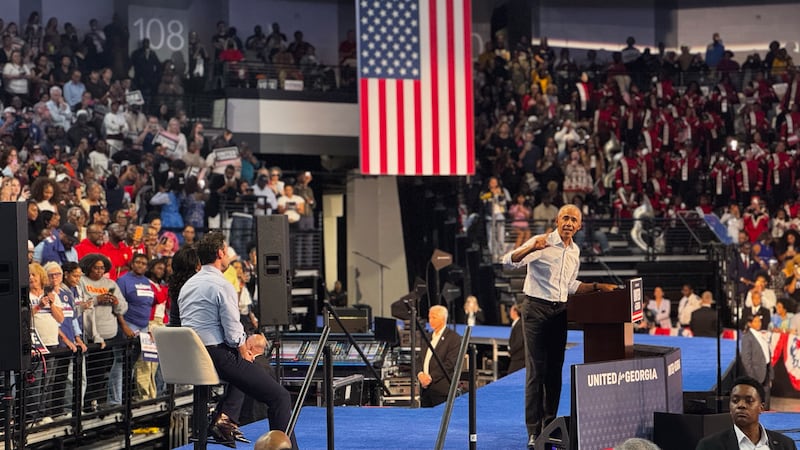 Obama stumps in Clayton County as Georgia Democrats race to bank early votes before Friday...