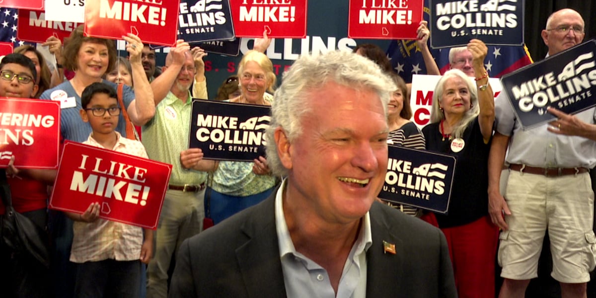 Rep. Mike Collins endorsed by Gov. Kemp in Georgia US Senate bid