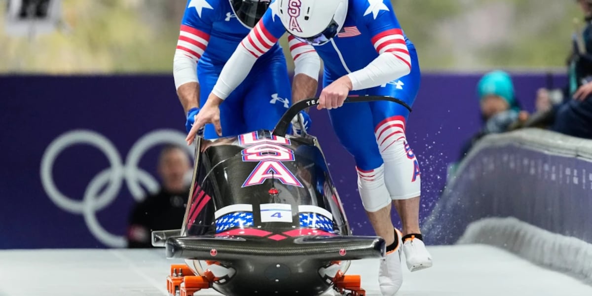 Mini Bobsled Racing FSU graduate finishes fourth in two man bobsled race in Milan Cortina ...