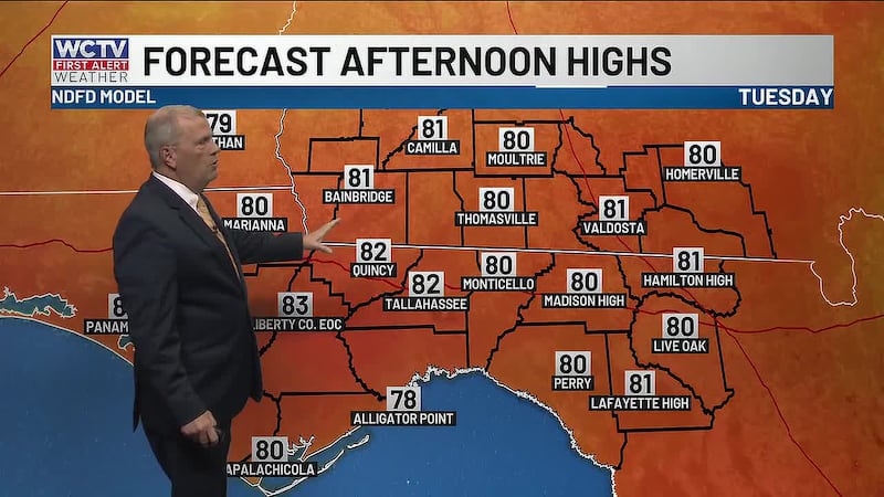 Sunshine and warm temperatures will continue through midweek, but we are looking ahead to...