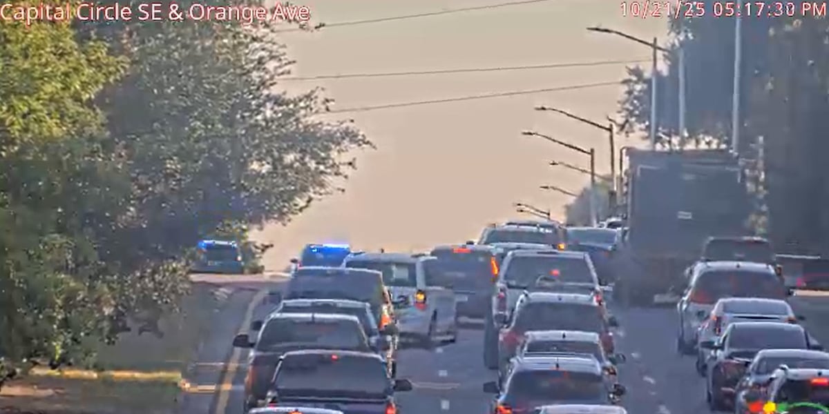 Traffic flowing after crash on Capital Circle SE Tuesday evening caused ...