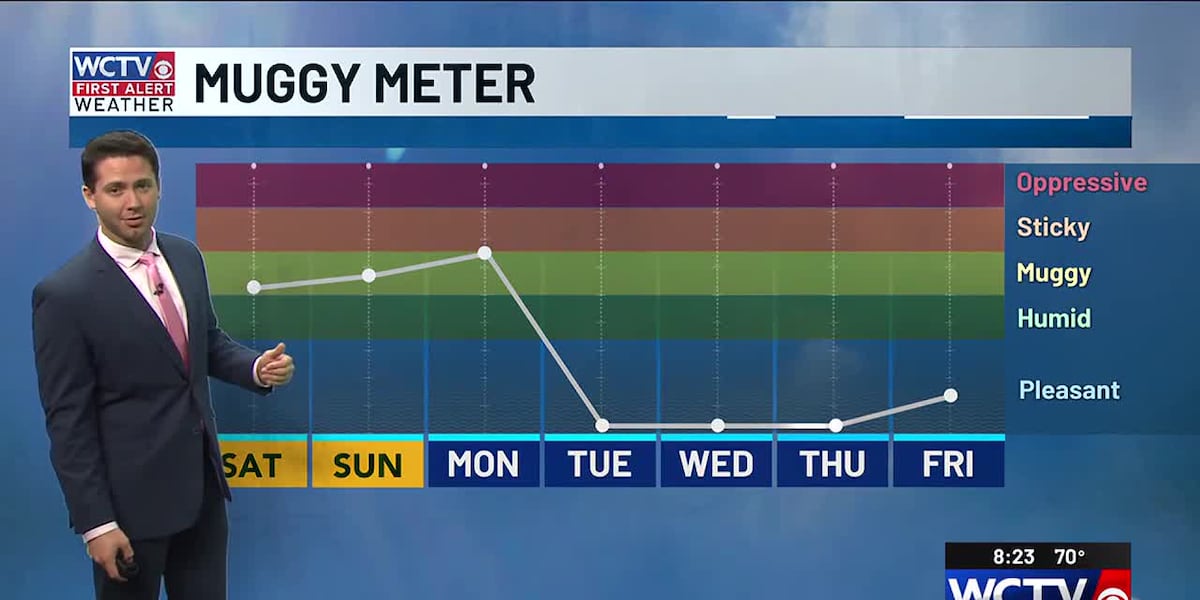 Monday Hummid Images Warm and humid this weekend with rain returning on Monday