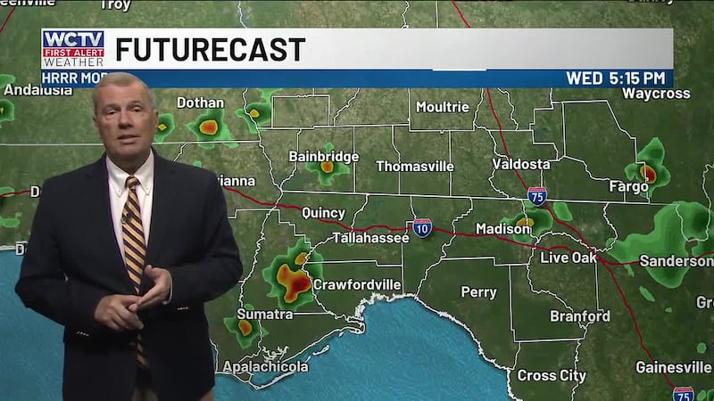 Hot with some afternoon cooling showers through the end of the week.