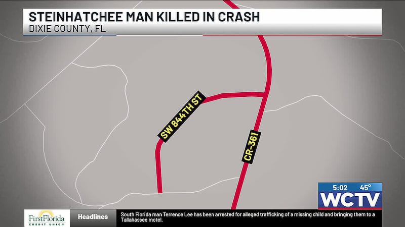 The single-vehicle crash happened just after 7:15 p.m. Monday on County Road 361 in the area...